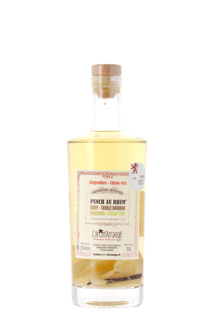 PUNCH AU RHUM GINGEMBRE CITRON - L’Arôm Arrangé - frontbs