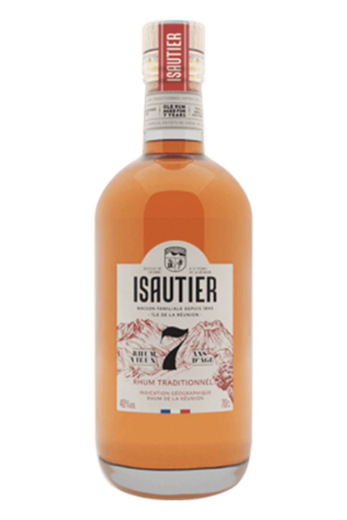 RHUM 7 ANS AMBRE - Rhums Isautier - frontbs