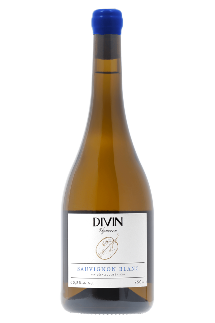 Divin Vigneron Sauvignon Blanc désalcoolisé Divin Nolow 2024 - frontbs