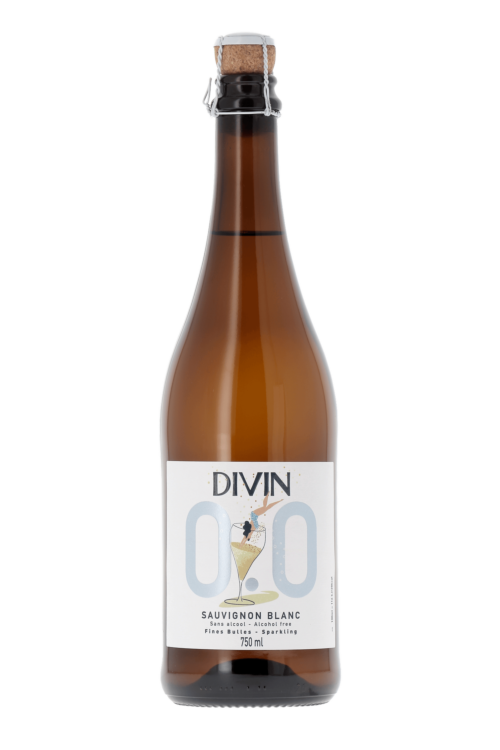 Sauvignon blanc 0.0 % Sparkling Blanc - Divin - frontbs