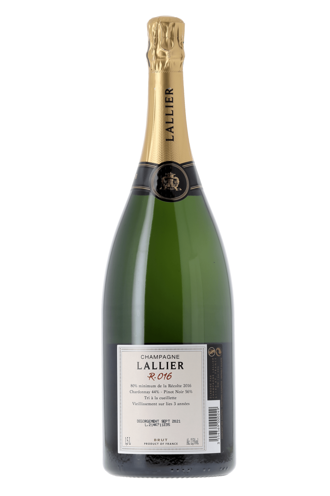 Champagne R016 Champagne Lallier NM 150cl - frontbs
