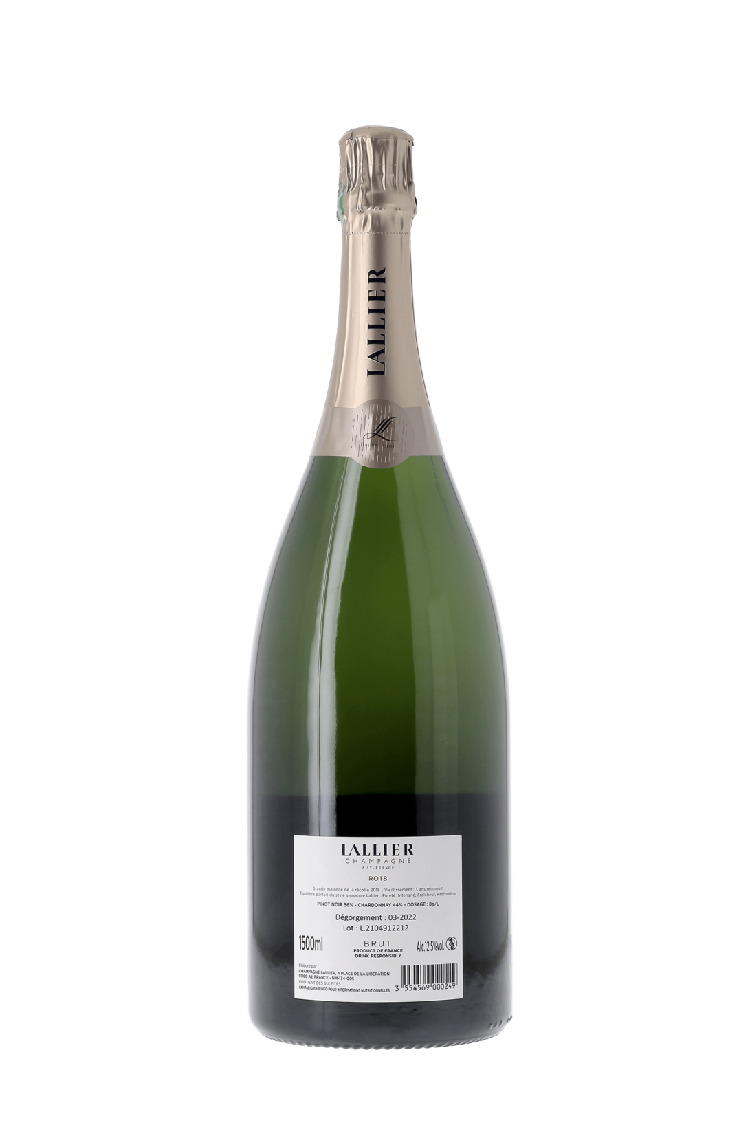Champagne R018 Champagne Lallier NM 150cl - frontbs