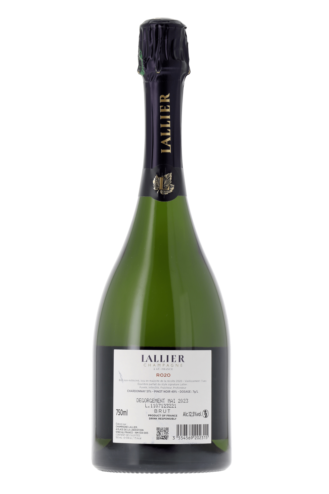 Champagne R020 Champagne Lallier NM - frontbs