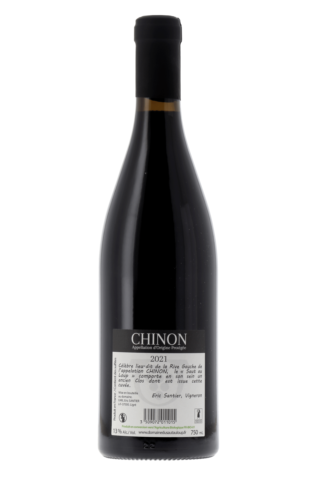 Chinon Clos du Saut au Loup Domaine Dozon 2021 - frontbs