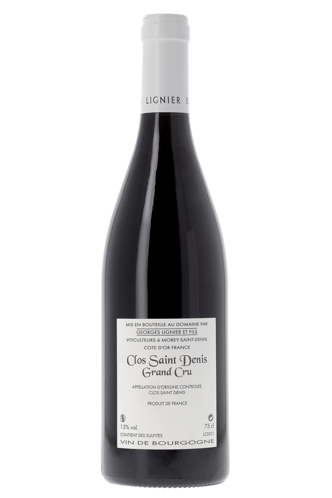 Clos Saint-Denis Grand Cru Domaine Georges Lignier & Fils 2021 - frontbs