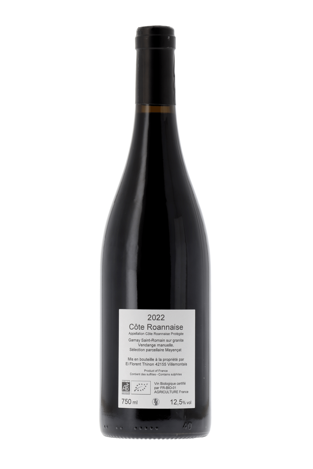 Côte Roannaise Mayençat Domaine Florent Thinon 2022 - frontbs