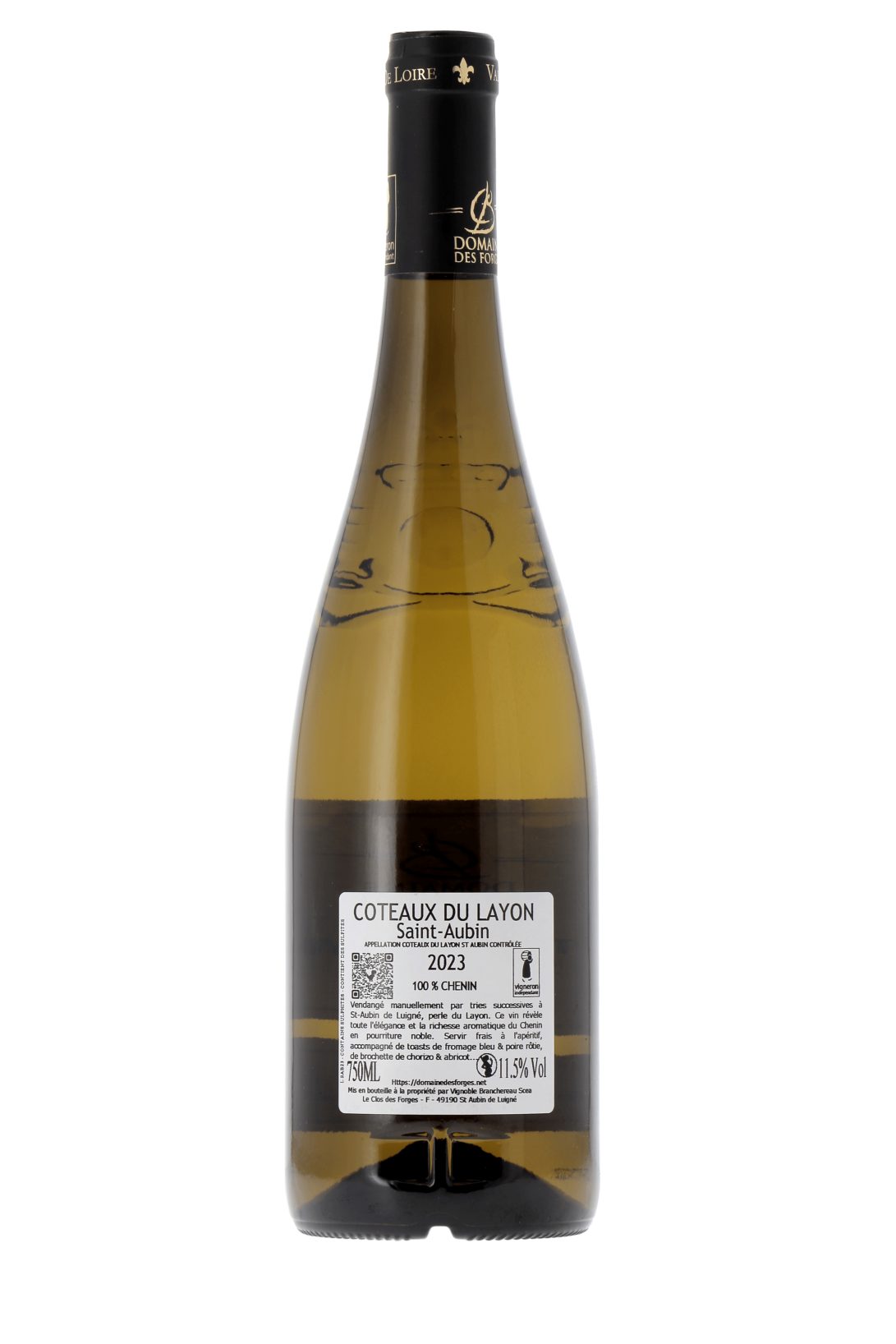 Coteaux du Layon Saint Aubin Domaine des Forges 2023 - frontbs