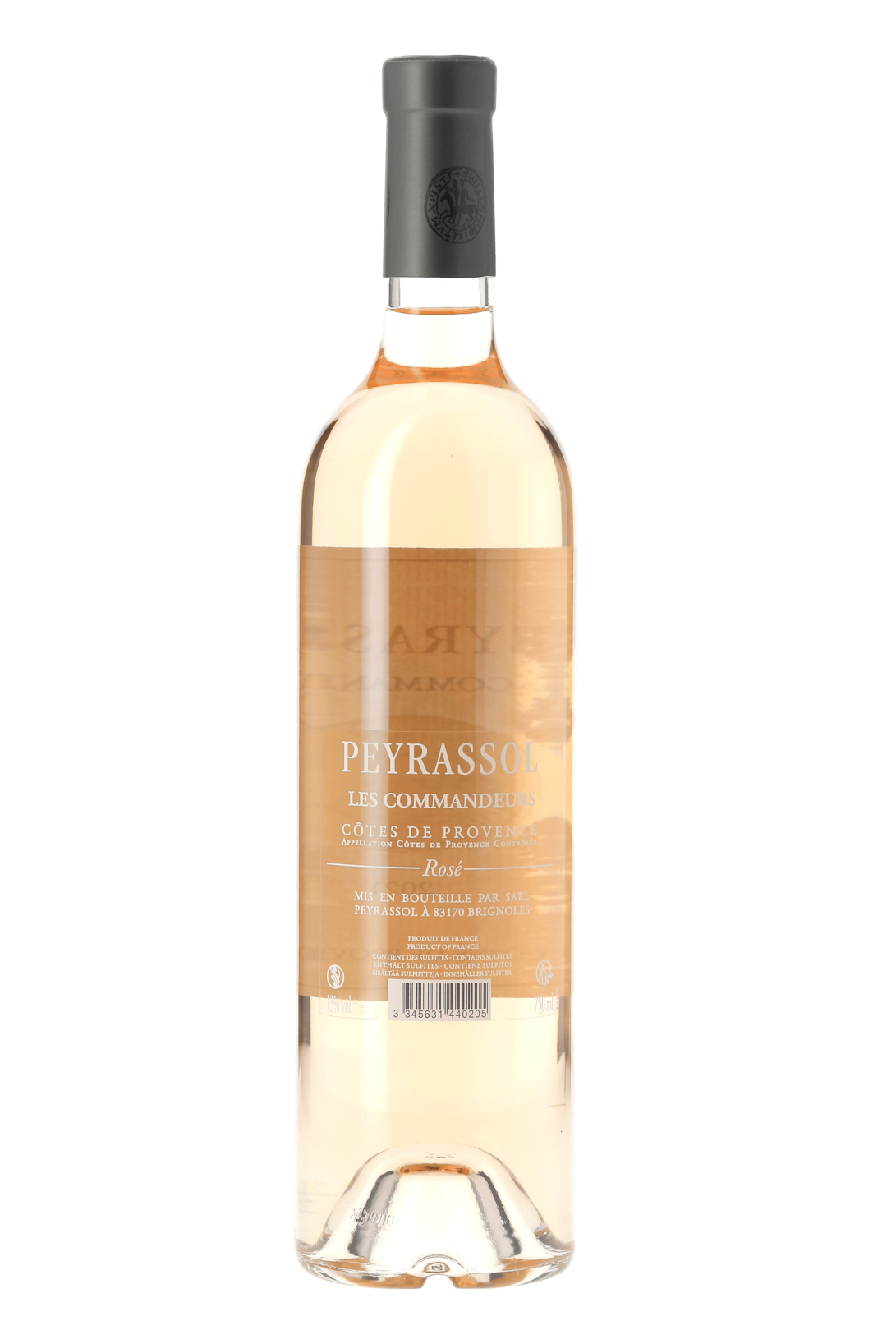Côtes de Provence Cuvée des Commandeurs La Commanderie de Peyrassol 2021 - frontbs