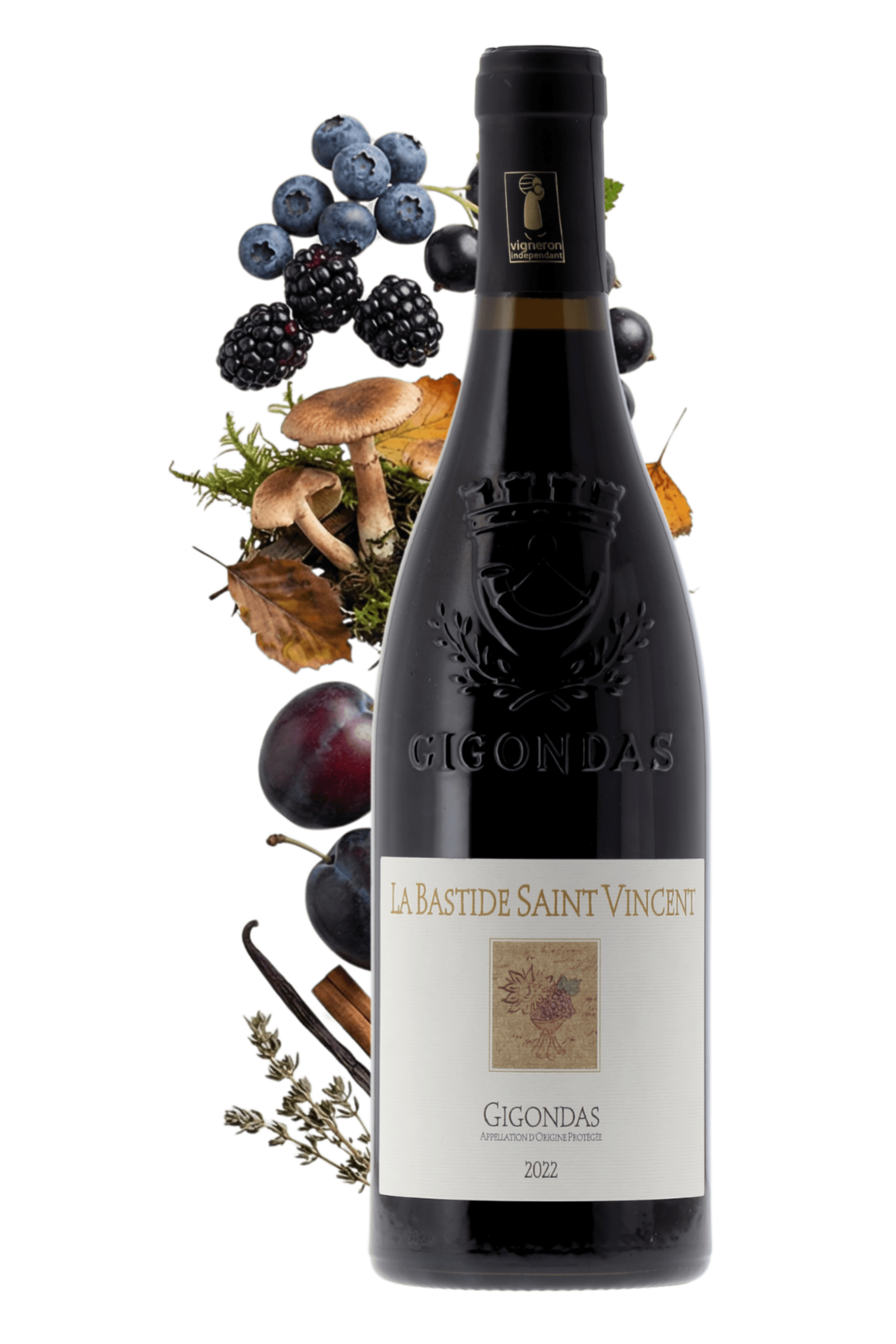 Gigondas La Bastide Saint Vincent 2022 - frontbs