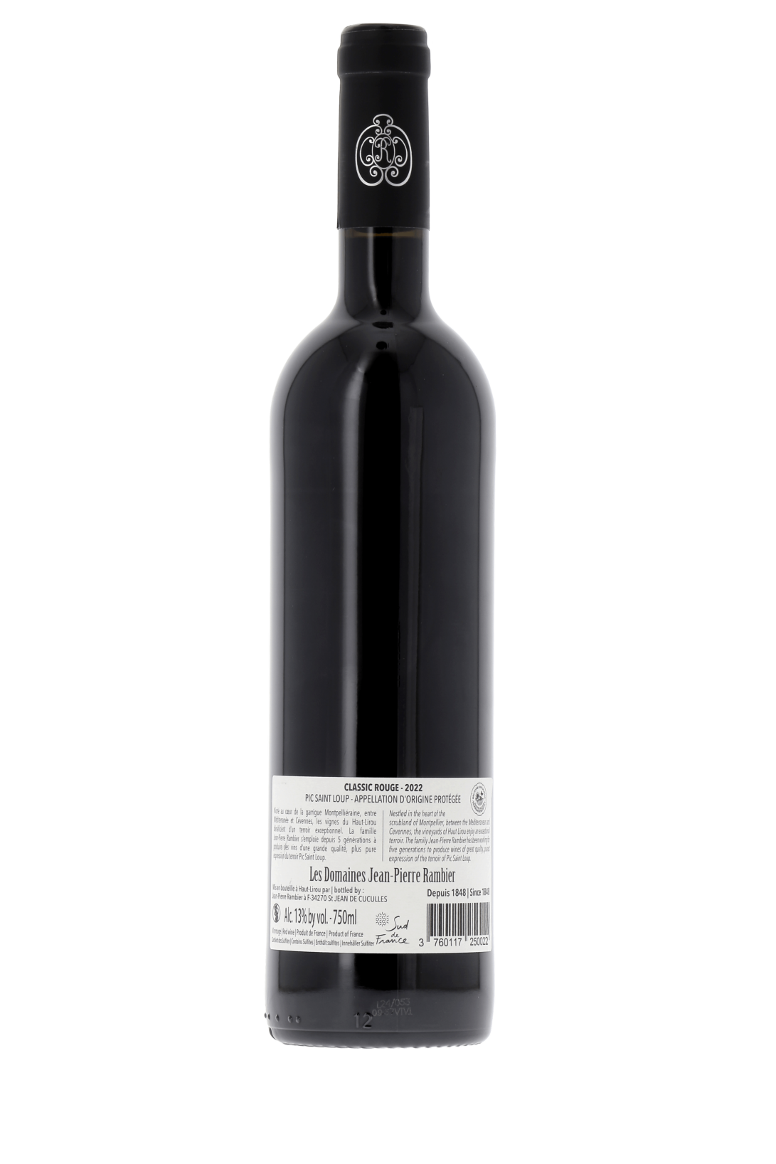 Pic Saint-Loup Classic Domaine Haut-Lirou 2022 - frontbs