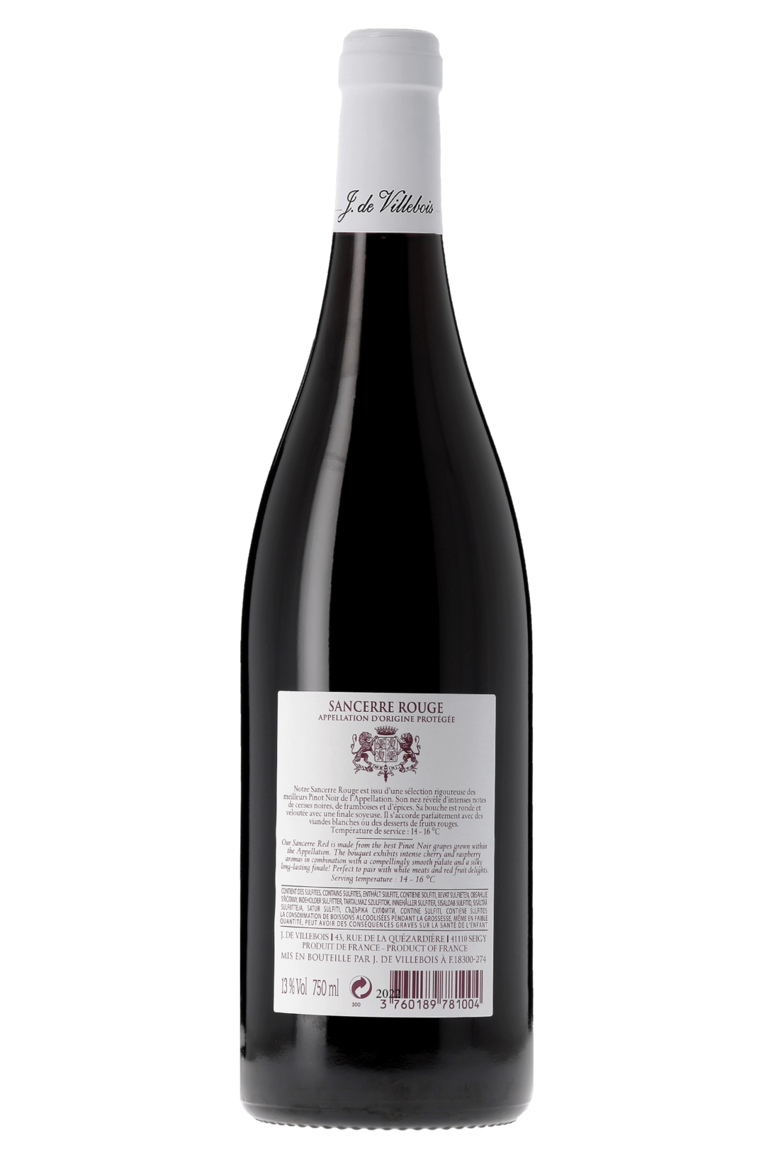 Sancerre J. de Villebois 2021 - frontbs