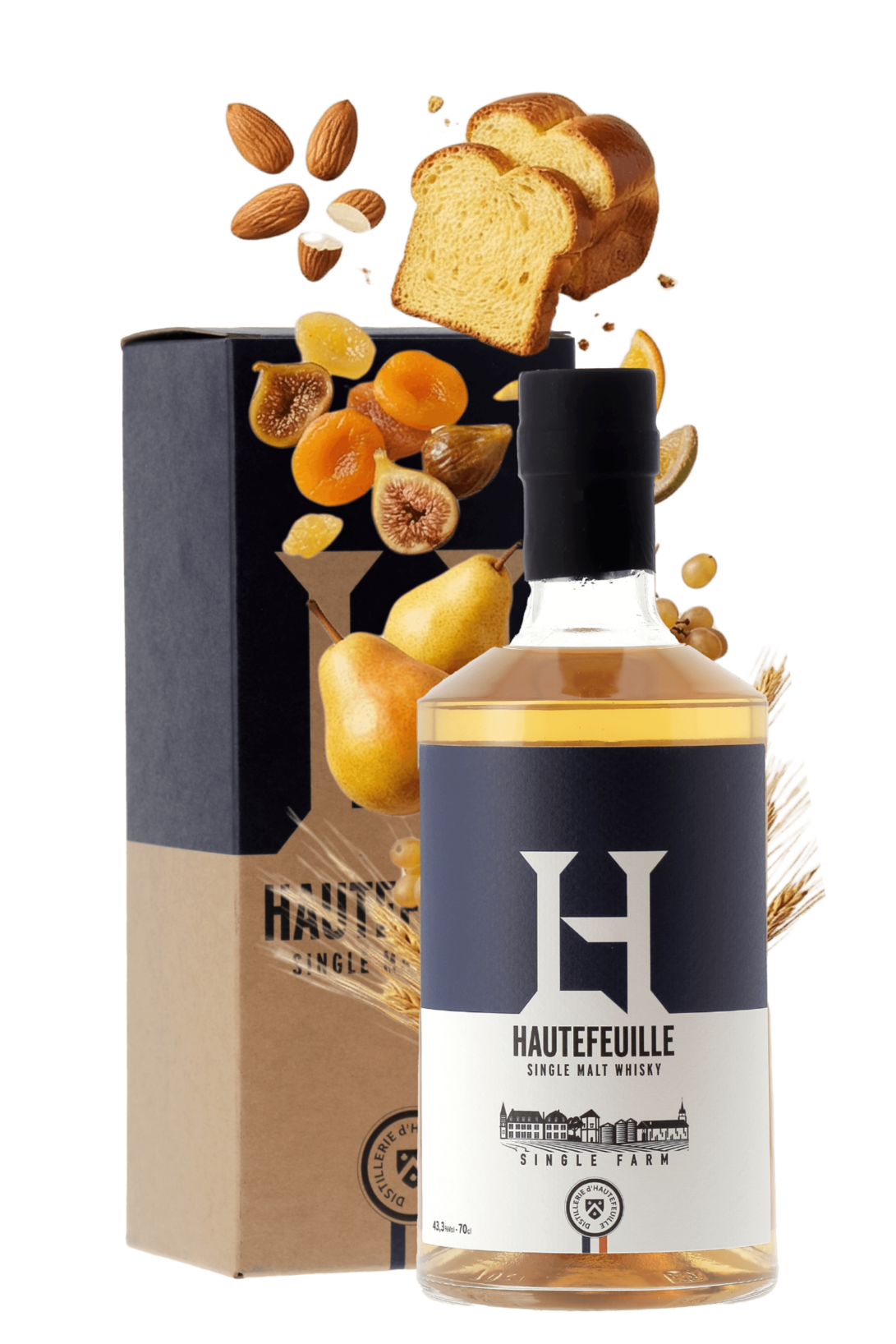 Whisky Esquisse Domaine de Hautefeuille 70cl - frontbs